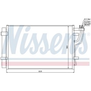 NISSENS 94981 - A C condenser  with dryer - Top1autovaruosad