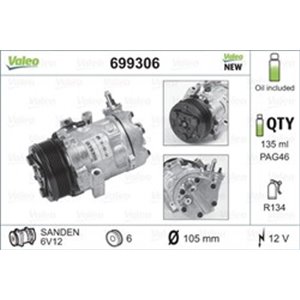 699306 Compressor, air conditioning VALEO - Top1autovaruosad