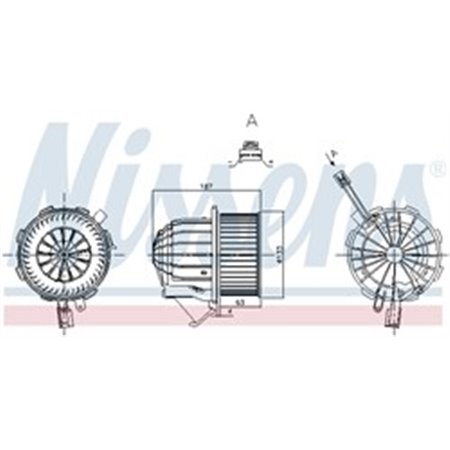 87428 Interior Blower NISSENS