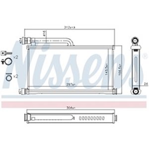 NISSENS 70233 - Heater fits: AUDI A6 ALLROAD C6, A6 C6 2.0-5.2 05.04-08.11