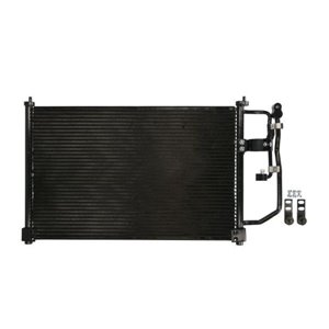 THERMOTEC KTT110015 - A/C condenser fits: DAEWOO LANOS 1.3/1.5/1.6 02.97-