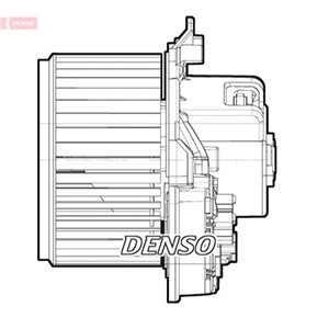 DENSO DEA09072 - Air blower fits: FIAT BRAVO II; LANCIA DELTA III 1.4-2.0D 04.07-12.14