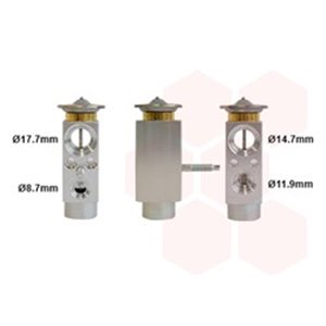 VAN WEZEL 37001580 - Air conditioning valve fits: OPEL ZAFIRA B, ZAFIRA B/MINIVAN 1.6-2.2 07.05-04.15