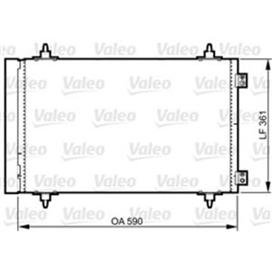 814366 Kondensor, luftkonditionering VALEO - Top1autovaruosad