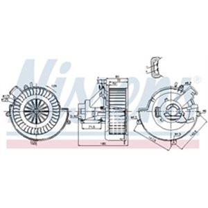 87079 Вентилятор салона NISSENS - Top1autovaruosad