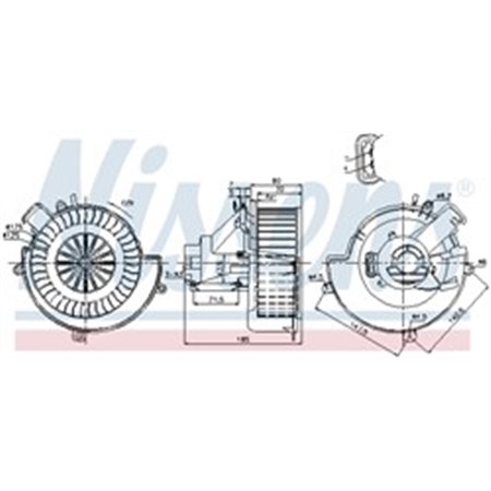 87079 Вентилятор салона NISSENS