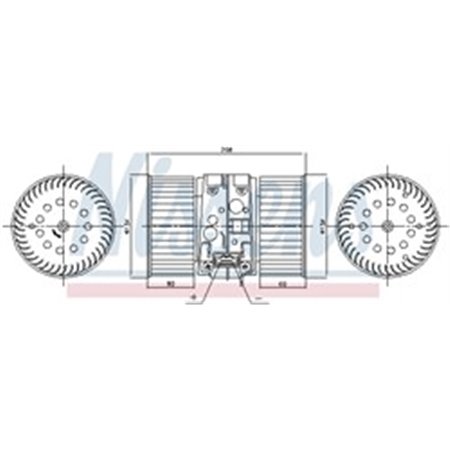 87448 Вентилятор салона NISSENS