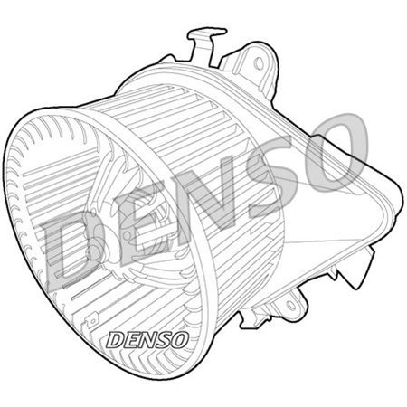 DENSO DEA09033 - Air blower fits: FIAT IDEA LANCIA MUSA 1.2-1.9D 12.03-