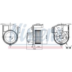 87393 Interior Blower NISSENS - Top1autovaruosad