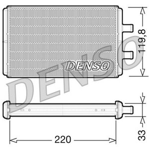 DRR12007 Soojusvaheti,salongiküte DENSO - Top1autovaruosad