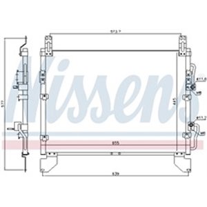 940805 Kondensaator,kliimaseade NISSENS - Top1autovaruosad