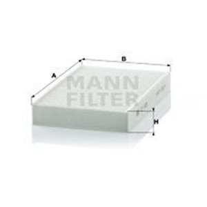 MANN-FILTER CU 1629 - Cabin filter fits: NISSAN JUKE, PULSAR, SENTRA VII, TIIDA; RENAULT FLUENCE 1.2-Electric 02.10-