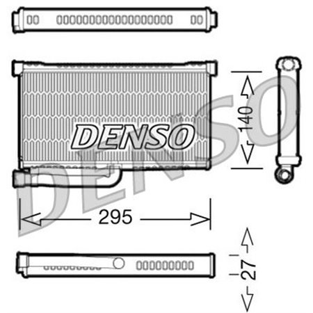 DENSO DRR02004 - Värmare passar: AUDI A6 C5, A6 C6 2.0-5.2 02.97-08.11