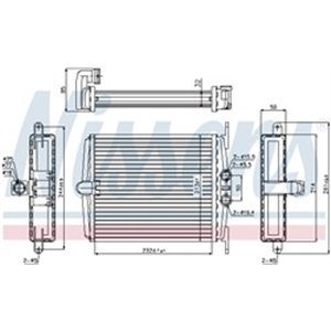 72019 Heat Exchanger, interior heating NISSENS - Top1autovaruosad