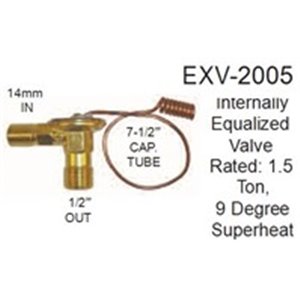SUNAIR EXV-2005 - Air conditioning valve fits: KUBOTA; MITSUBISHI