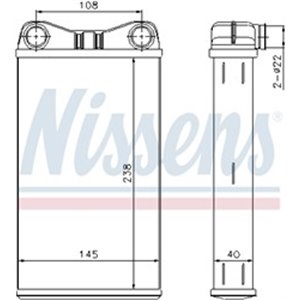 NISSENS 70227 - Heater fits: AUDI A4 B6, A4 B7; SEAT EXEO, EXEO ST 1.6-4.2 11.00-05.13