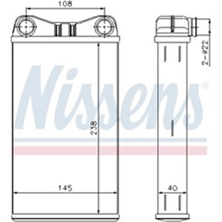 NISSENS 70227 - Heater fits: AUDI A4 B6, A4 B7 SEAT EXEO, EXEO ST 1.6-4.2 11.00-05.13