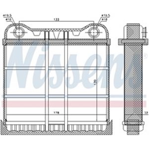 NISSENS 70225 - Heater fits: AUDI A8 D2 2.5D-6.0 03.94-09.02