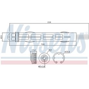 95488 Dryer, air conditioning NISSENS - Top1autovaruosad