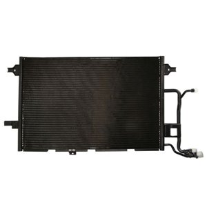 THERMOTEC KTT110081 - A/C condenser fits: MERCEDES S (W140); AUDI A6 C5 2.5D/3.2 10.95-01.05