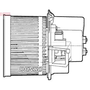 DENSO DEA09063 - Air blower fits: FIAT 500, 500 C, PANDA; FORD KA 1.1-1.4 09.03-