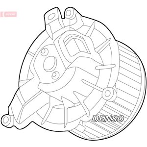 DENSO DEA12003 - Air blower fits: IVECO DAILY IV 2.3D/3.0D 05.06-08.11