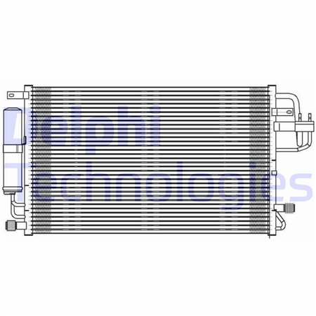 TSP0225600 Радиатор кондиционера DELPHI 