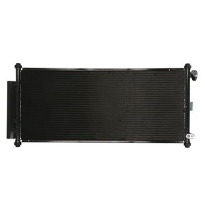 THERMOTEC KTT110036 - A/C condenser (with dryer) fits: HONDA JAZZ II 1.2/1.3/1.4 03.02-10.08