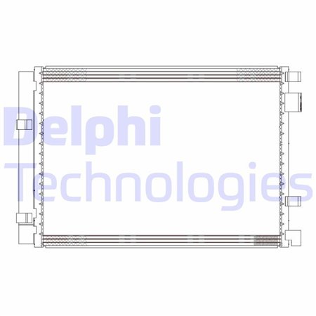 CF20306 Condenser, air conditioning DELPHI