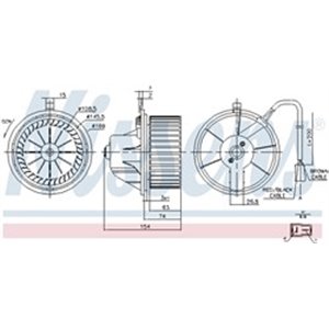 87068 Вентилятор салона NISSENS - Top1autovaruosad