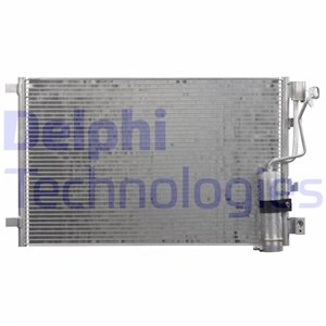 DELPHI CF20291 - A/C condenser (with dryer) fits: NISSAN QASHQAI I, QASHQAI II 1.5D 02.07-