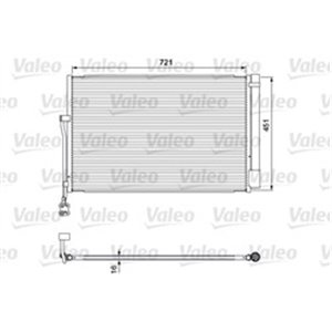 814379 Kondensor, luftkonditionering VALEO - Top1autovaruosad