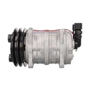 TCCI QP15-1152 - Universal A/C compressor QP15, way of fitting Eye, pulley diameter 135mm, pulley type A2, 12V (oil included)