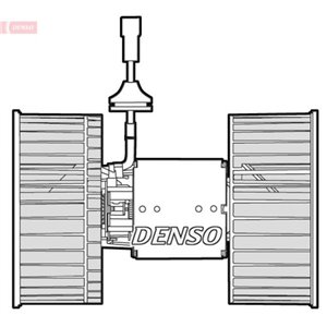 DENSO DEA12002 - Air blower motor (24V manual A/C; with fans) fits: IVECO STRALIS I 02.02-