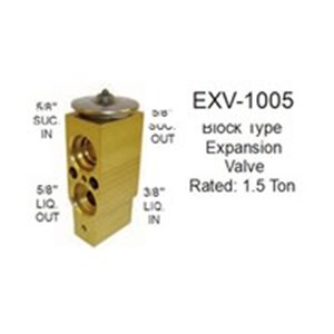 SUNAIR EXV-1005 - Air conditioning valve fits: CLAAS; FENDT; MASSEY FERGUSON