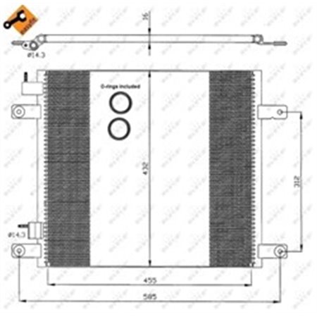 35364 Condenser, air conditioning NRF