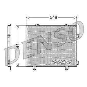 DENSO DCN23025 - A/C condenser 548x441x16 fits: RVI MASCOTT 01.99-06.04
