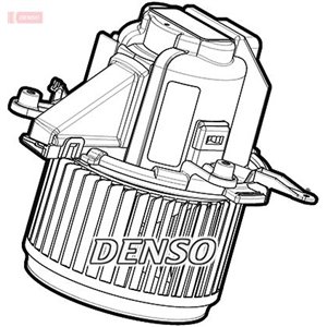 DENSO DEA07024 - Air blower fits: CITROEN C4 GRAND PICASSO II, C4 PICASSO II, JUMPY, SPACETOURER; PEUGEOT 3008, 5008 II, TRAVELL
