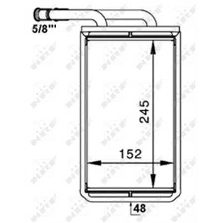 54234 Heat Exchanger, interior heating NRF