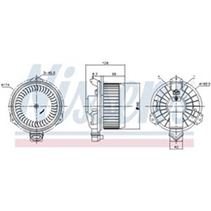 NIS 87723 Õhupuhur sobib: FIAT SEDICI SUZUKI SWIFT III, SWIFT IV, SX4 1.2 