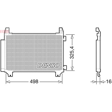 DCN50028 Конденсатор, кондиционер DENSO