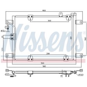 NIS 940578 Kliimasüsteemi soojusvaheti sobib: SUZUKI GRAND VITARA I 2.0/2.0D