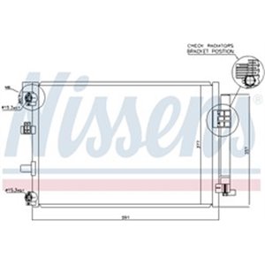 940222 Конденсатор, кондиционер NISSENS - Top1autovaruosad