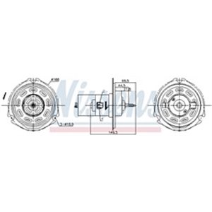 87058 Interior Blower NISSENS - Top1autovaruosad