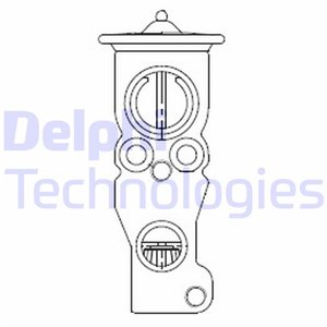 DELPHI CB1018V - Air conditioning valve fits: PEUGEOT 308 II 1.2-2.0D 09.13-06.21