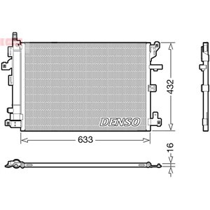 DCN33012 Kondensor, luftkonditionering DENSO - Top1autovaruosad