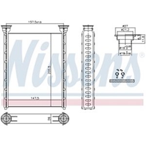 NIS 707214 Heater fits: ALFA ROMEO GIULIETTA 1.4 2.0D 04.10 12.20