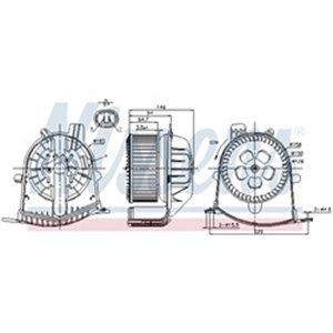 87038 Вентилятор салона NISSENS - Top1autovaruosad