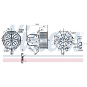 NIS 87075 Õhupuhur sobib: AUDI A4 ALLROAD B8, A4 B8, A5, Q5 1.8 4.2 06.07 0