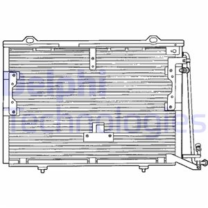 TSP0225193 Condenser, air conditioning DELPHI - Top1autovaruosad